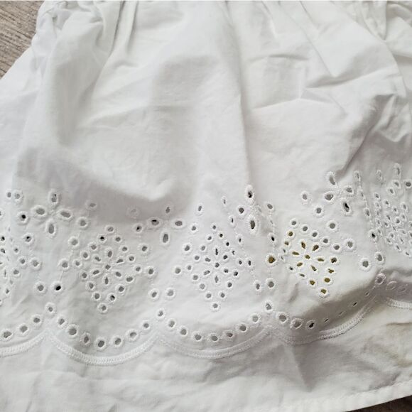 Crazy 8 white boho tank top Size 12-18 Months - Picture 4 of 9